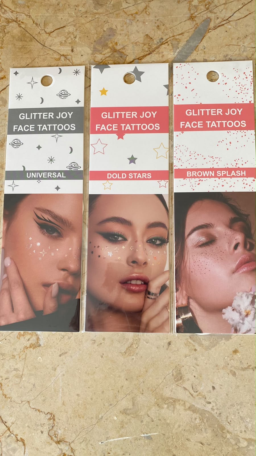 Sprinkled Glitter Freckles Patches