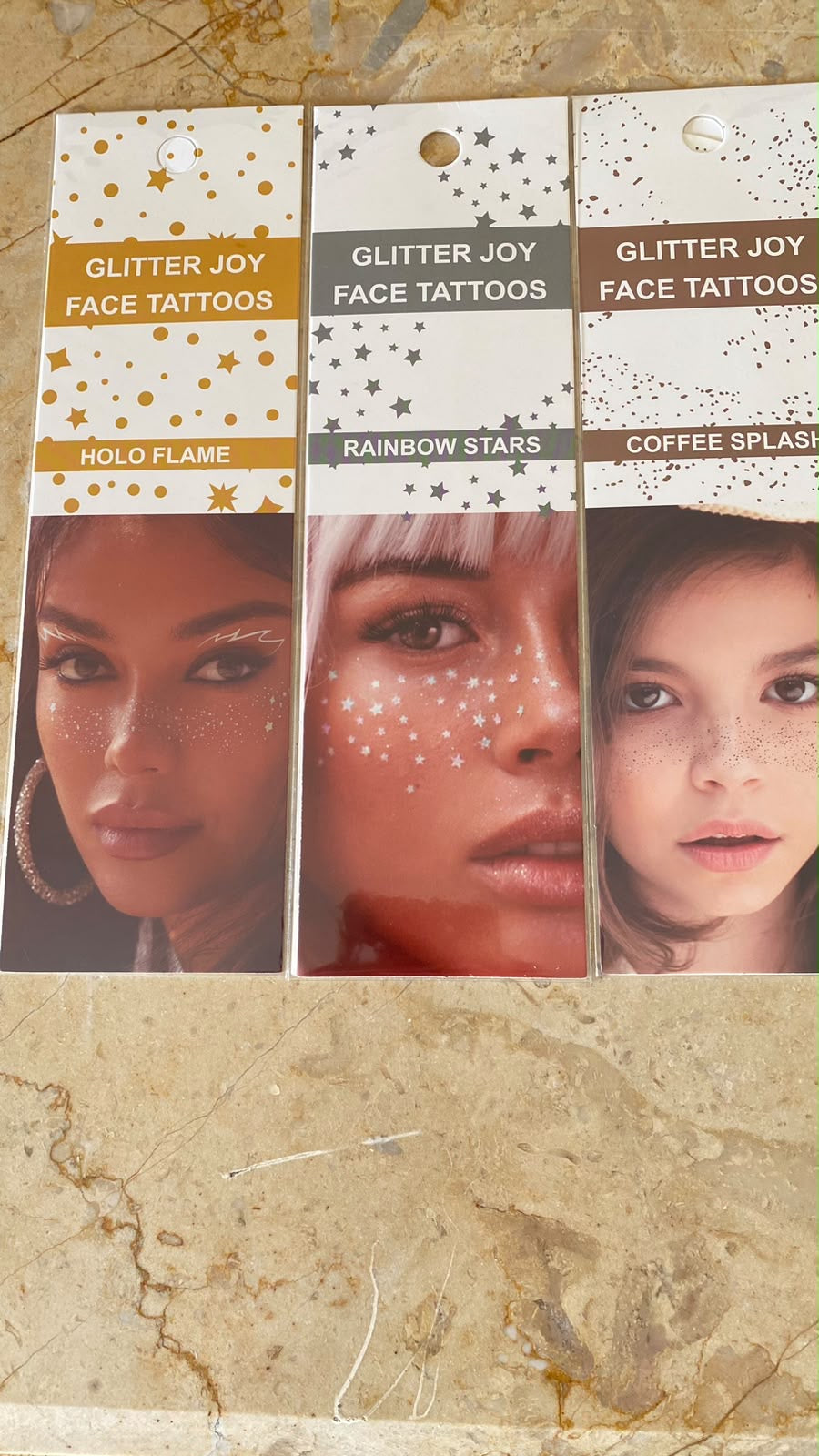 Sprinkled Glitter Freckles Patches