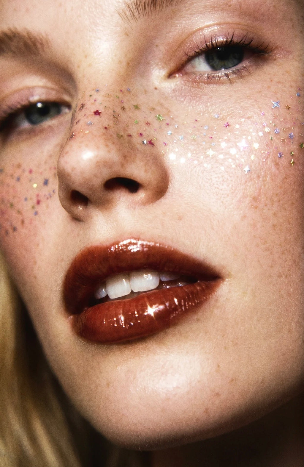 Sprinkled Glitter Freckles Patches
