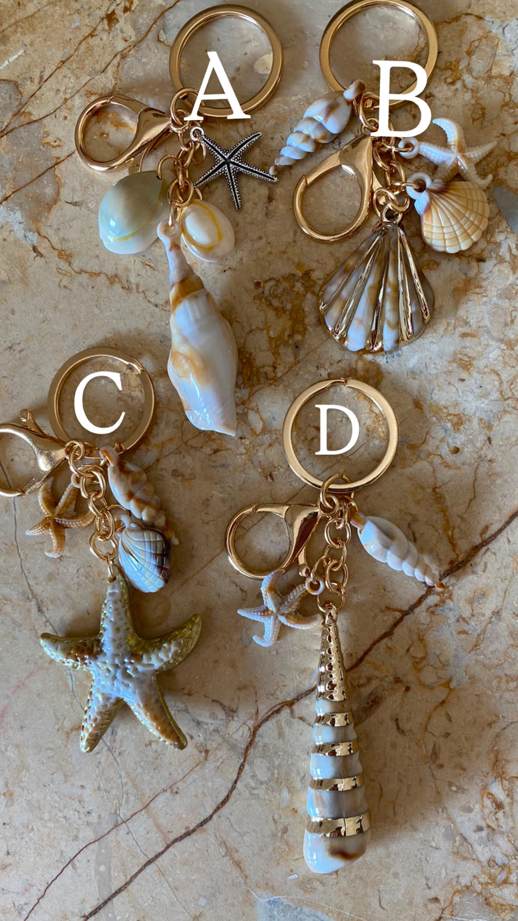 OCEAN KEY/BAG CHAIN