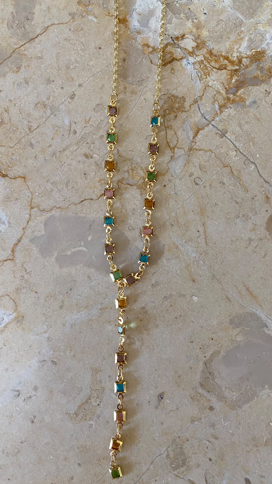Macaron Drop Necklace