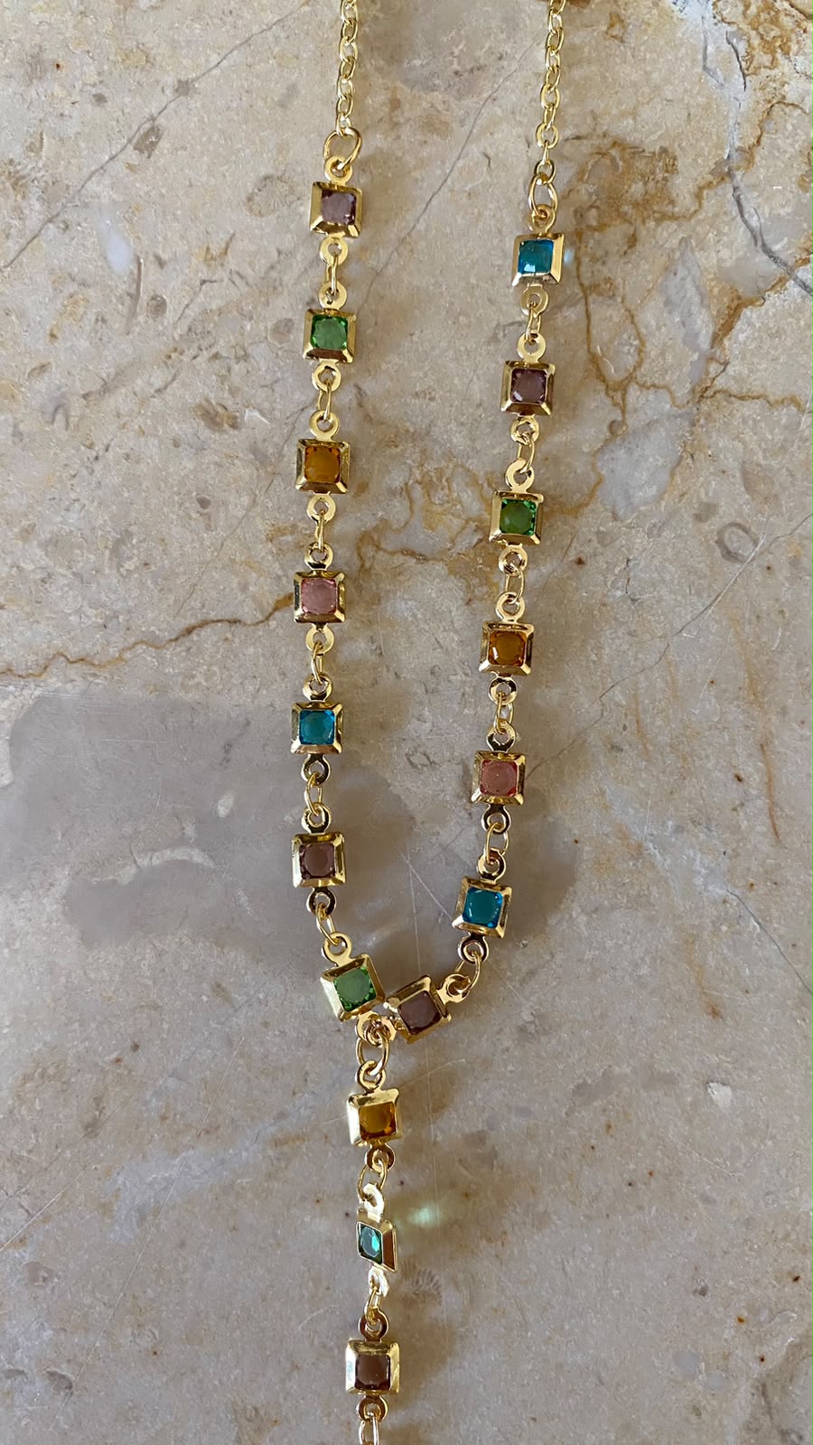 Macaron Drop Necklace