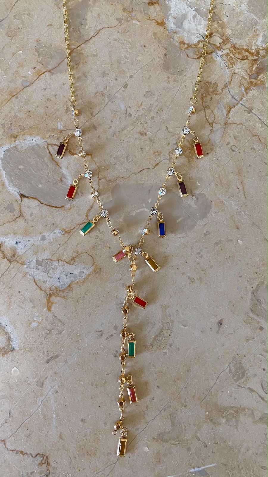 Framboise Drop Necklace