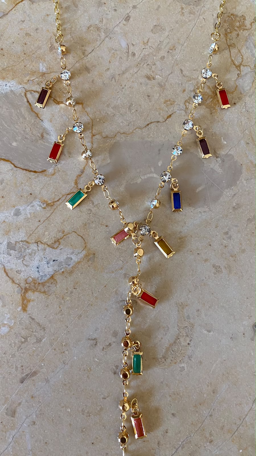 Framboise Drop Necklace