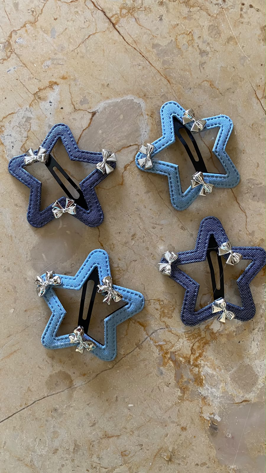 denim star clip