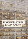 stainless steel RINGS SCOOP