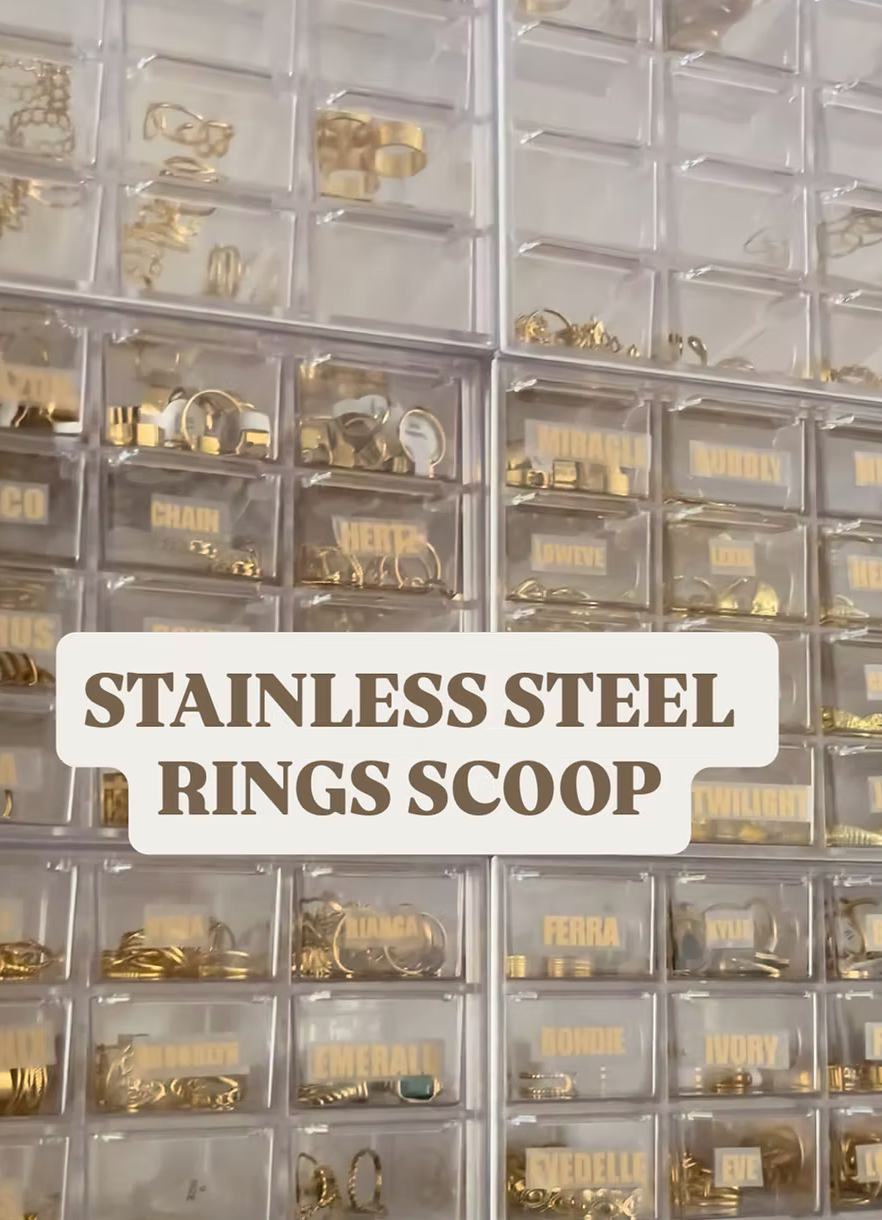 stainless steel RINGS SCOOP