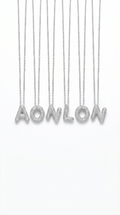Bubble Letter Silver