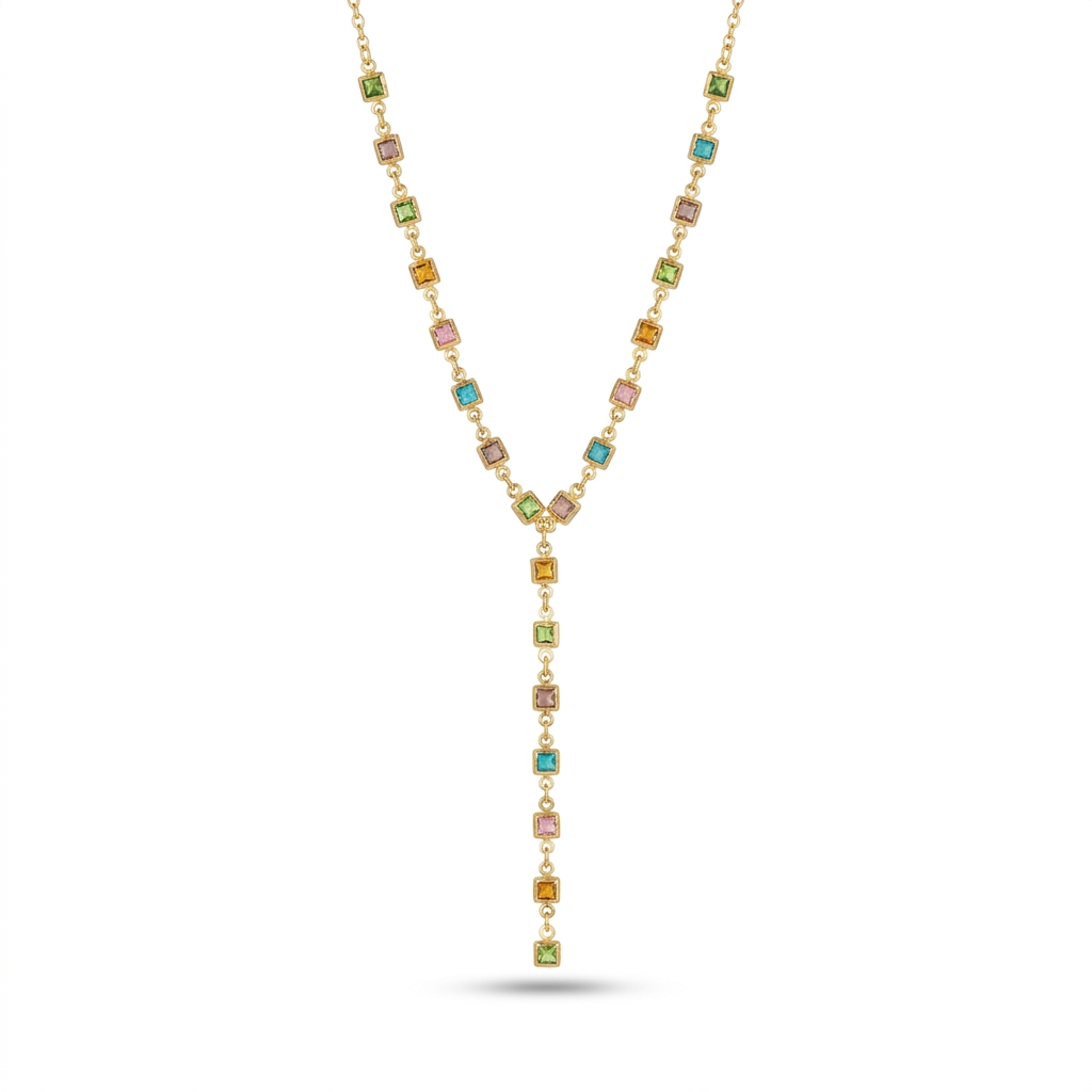 Macaron Drop Necklace