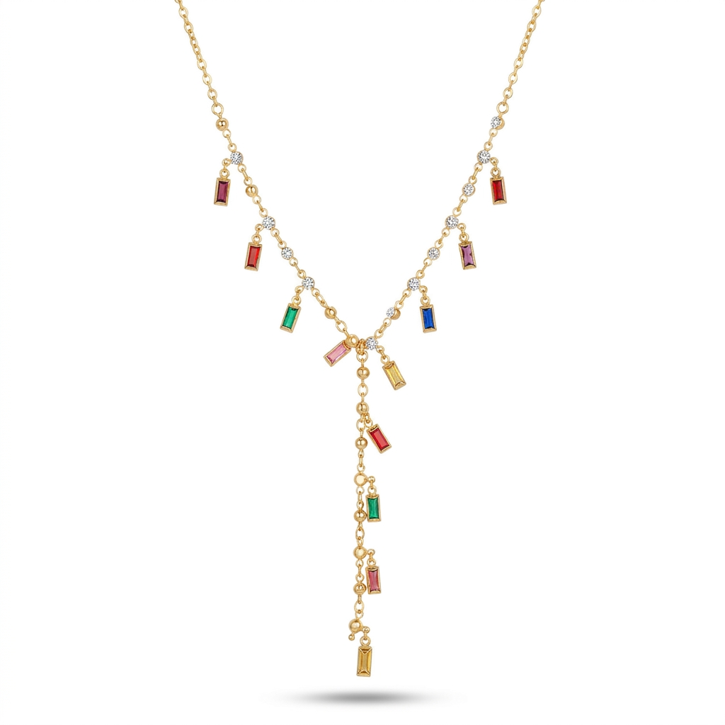 Framboise Drop Necklace