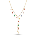 Framboise Drop Necklace